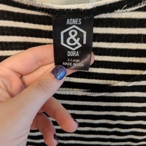 Agnes and Dora Dolman stripes